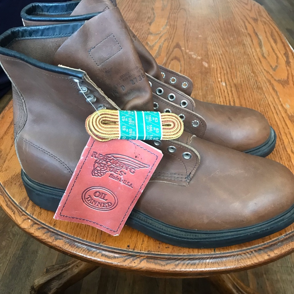 Red wing boots made in U.S.A